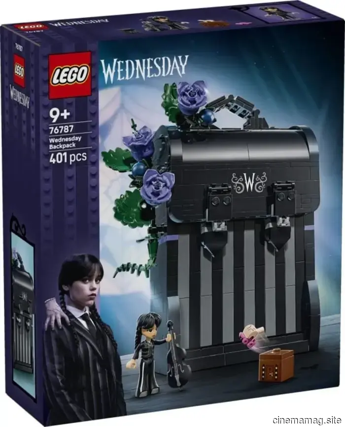 LEGO reveals new Wednesday Backpack and Nevermore Academy sets.
