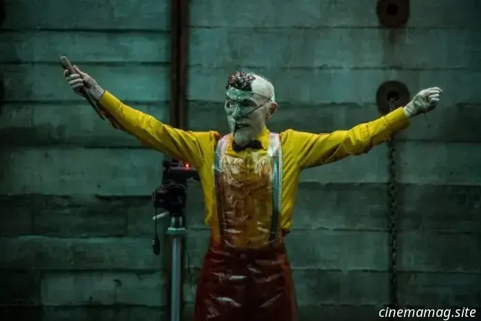In the trailer for the horror film Your Host, friends struggle to stay alive in a serial killer's distorted game show.