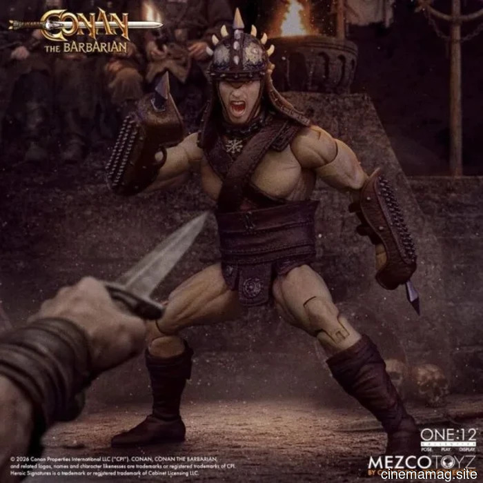 Mezco Toyz svela Conan il Barbaro (Edizione Pit Fighter) figura d'azione One:12 Collective
