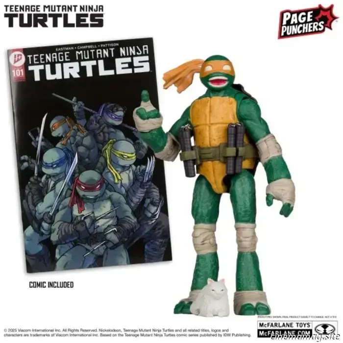 McFarlane Toys has revealed new Teenage Mutant Ninja Turtles Page Punchers figures.