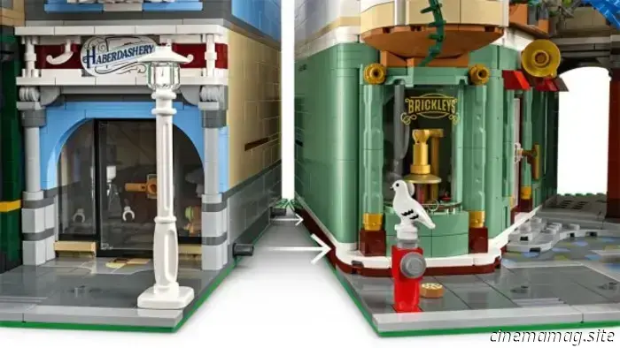 LEGO amplía su colección de edificios modulares con el set "Shopping Street".