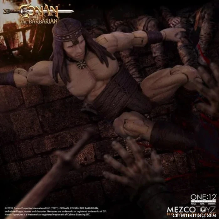 Mezco Toyz svela Conan il Barbaro (Edizione Pit Fighter) figura d'azione One:12 Collective