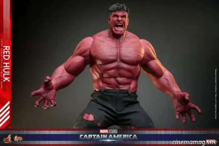 Hot Toys da rienda suelta al Hulk Rojo con la figura Capitán América: Un Mundo Feliz a sexta escala