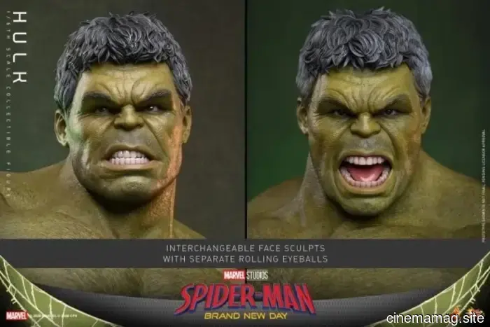 Hot Toys presenta la figura de Hulk a escala sexta de Spider-Man: Brand New Day.