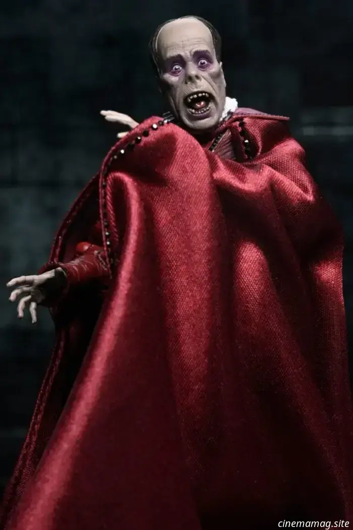 NECA celebrates the 100th anniversary of The Phantom of the Opera with a figure from Masque of the Red Death.