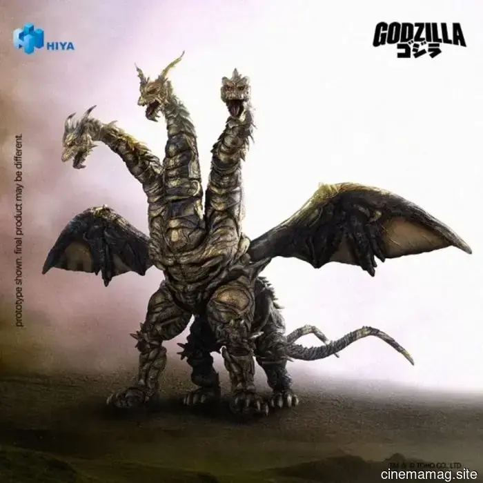 Hiya Toys lancia Keizer Ghidorah con la figura della serie Exquisite Basic di Godzilla: Final Wars