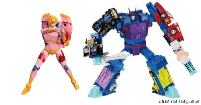 Pre-orders for the Transformers Takara Tomy Menasor and Secret Agent Arcee figures are now available from Hasbro.