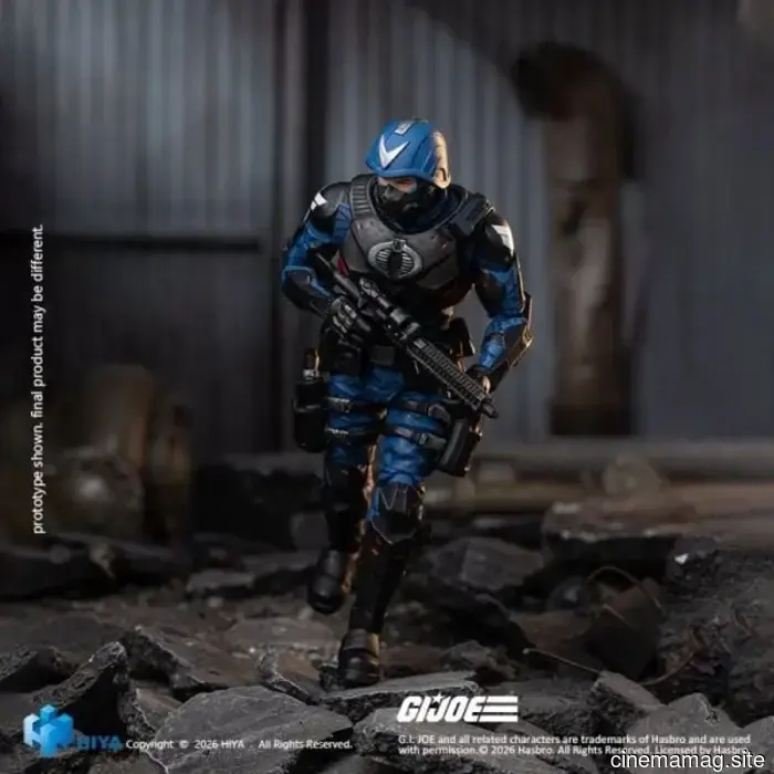 Figura de acción Cobra Officer de la mini serie Exquisite de G.I. Joe revelada por Hiya Toys