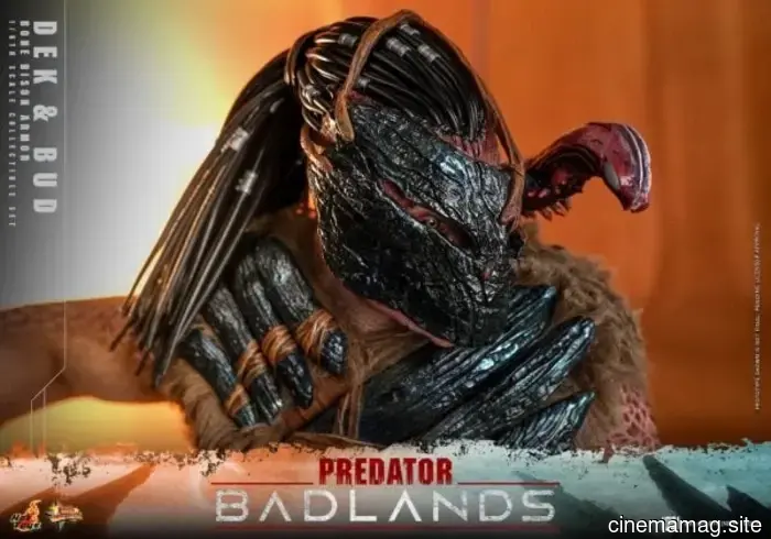 Hot Toys is set to release the sixth scale action figure set of Dex and Bud from Predator: Badlands.