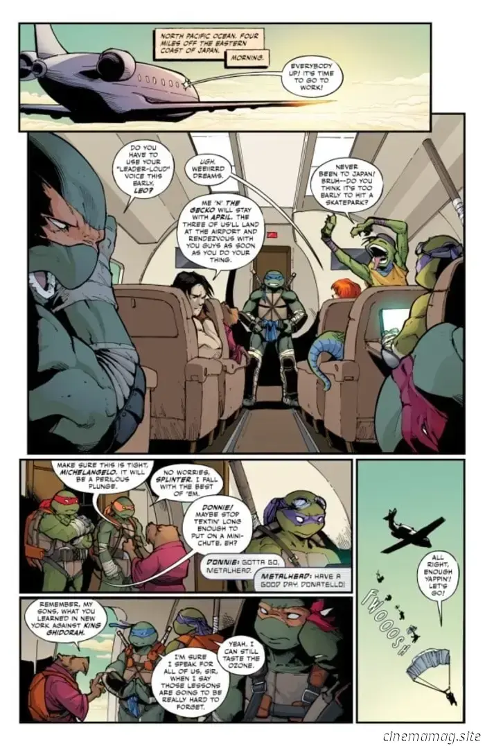 Comic Book Sneak Peek – Teenage Mutant Ninja Turtles x Godzilla #3