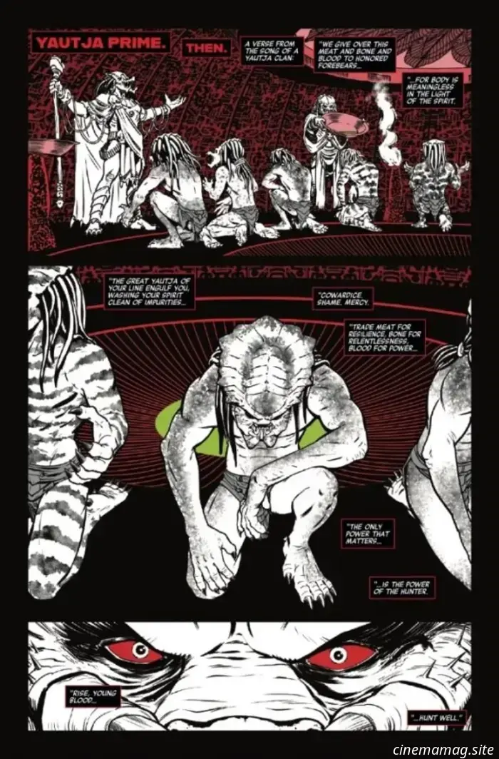 Predator: Nero, Bianco e Sangue n. 2 - Anteprima del fumetto