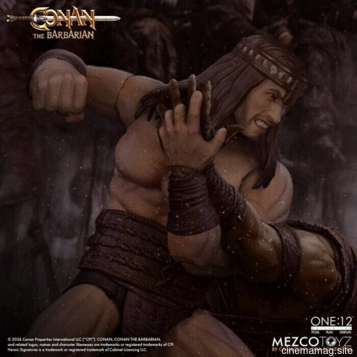 Mezco Toyz svela Conan il Barbaro (Edizione Pit Fighter) figura d'azione One:12 Collective