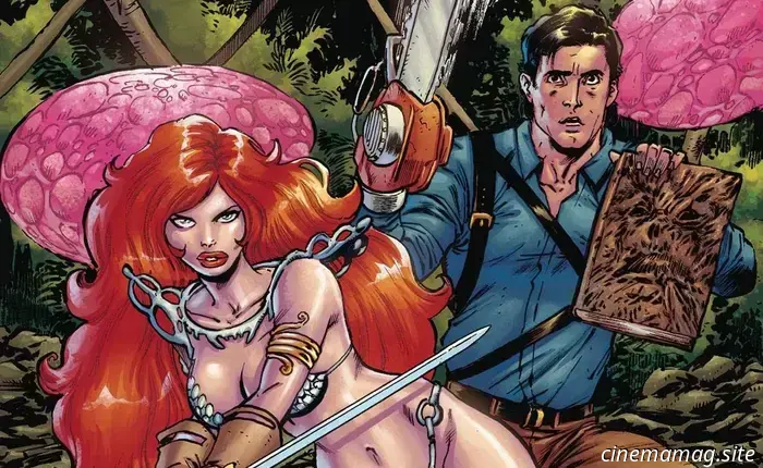 Take an exclusive look at Red Sonja vs. The Army of Darkness #1.