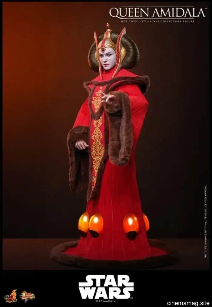 Hot Toys presenta la figura a escala sexta de la Reina Amidala de Star Wars: Episodio I – La Amenaza Fantasma.