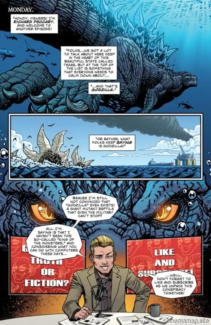 Comic Book Sneak Peek – Godzilla vs. America: Texas #1