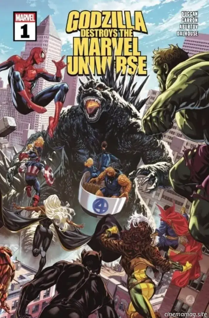 Godzilla Destroys the Marvel Universe #1 - Comic Book Sneak Peek