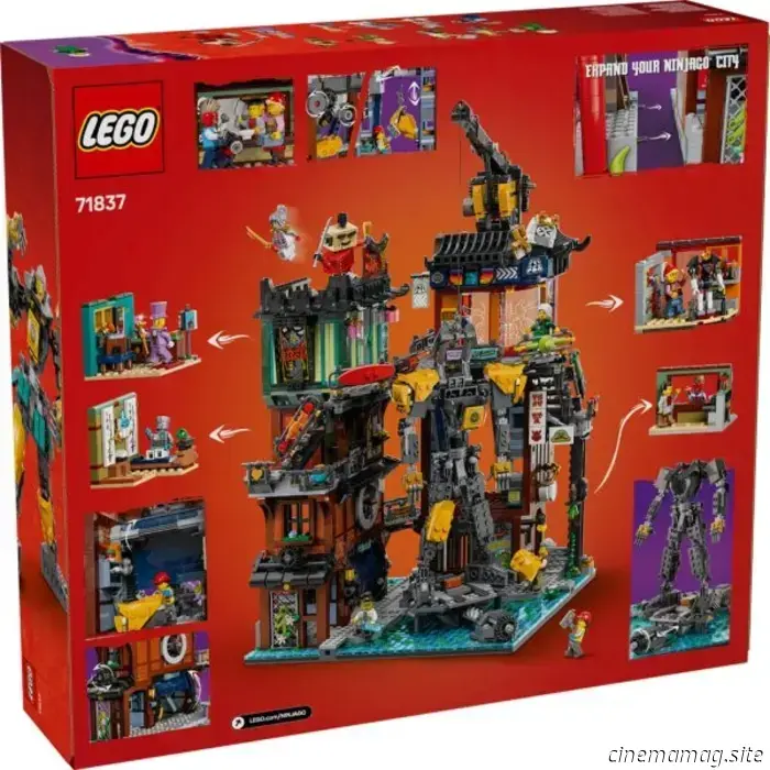 Presentación del set modular LEGO Ninjago City Workshops antes de su lanzamiento en marzo