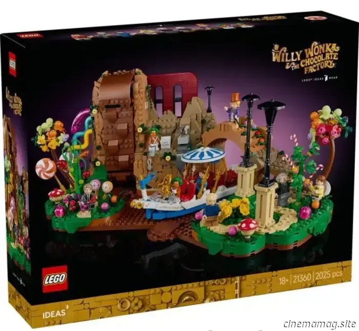 El set clásico de la película LEGO Ideas Willy Wonka & the Chocolate Factory se lanzará en septiembre.