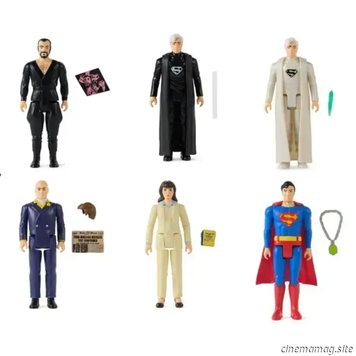 Figuras de acción de la Colección Retro Superman de DC Comics presentadas por Spin Master