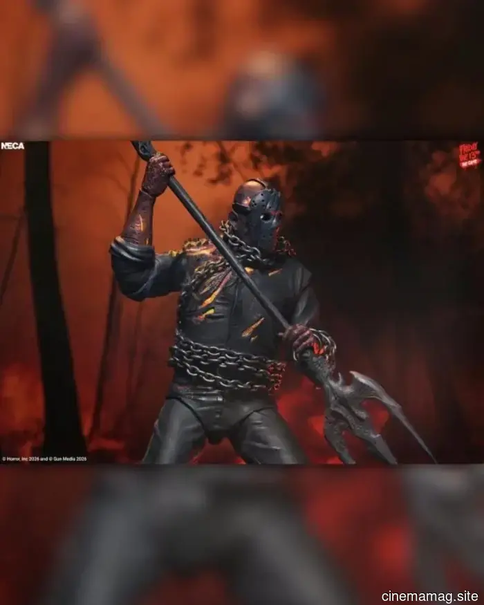 Пятница, 13-е: Ultimate Savini Jason фигурка действия из игры, выпущенная NECA