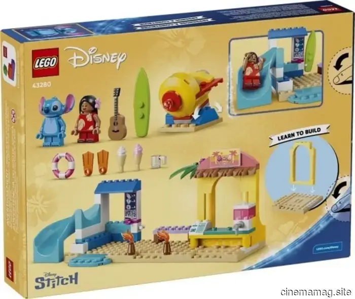 LEGO Disney's Summer 2026 sets feature Lilo & Stitch, Moana 2, Tangled, The Little Mermaid, and additional themes.