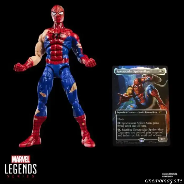 Spider-Man incontra Magic: The Gathering con le nuove action figures della Marvel Legends Series di Hasbro