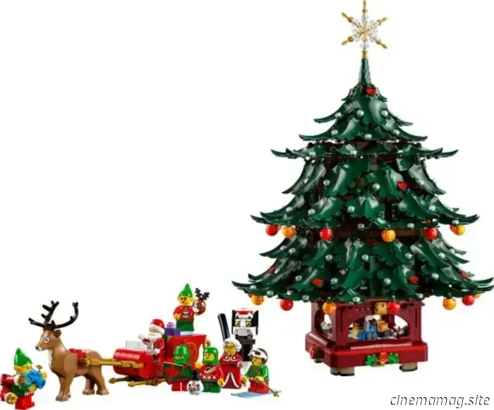 Наборы LEGO Family Christmas Tree и Winter Village Holiday Express Train появятся в октябре