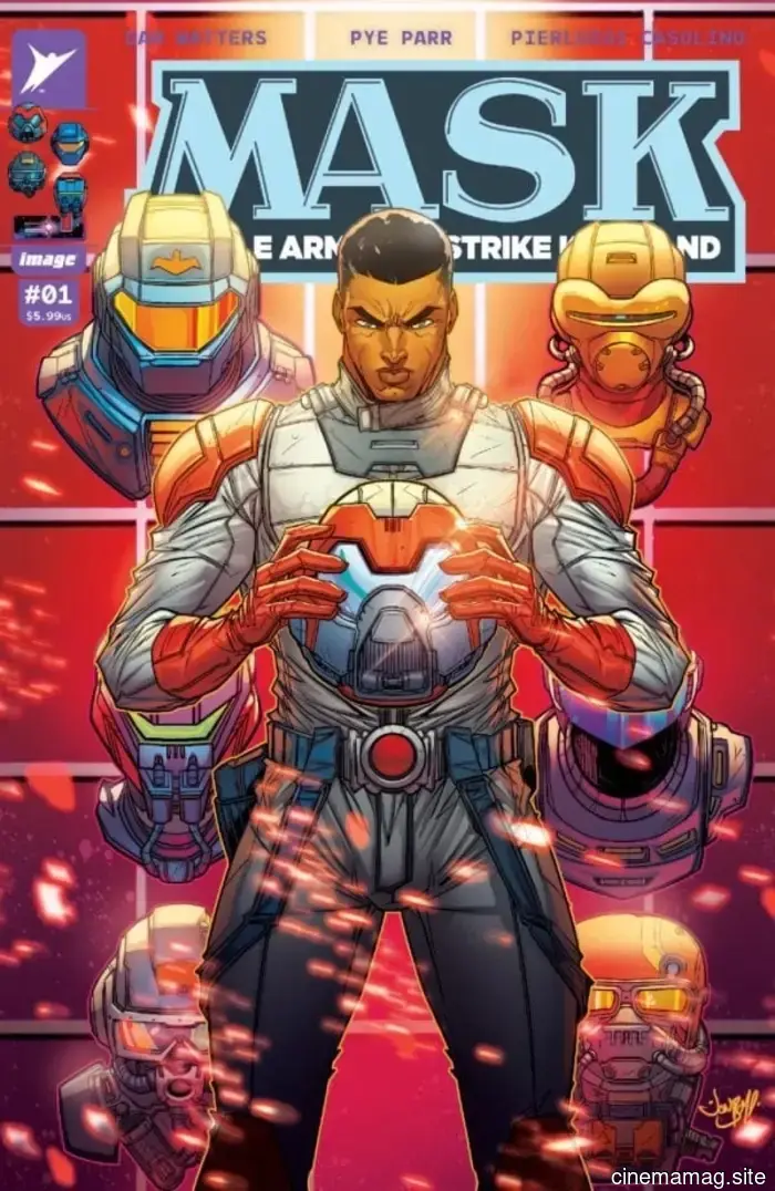 The Energon Universe grows with a preview of M.A.S.K. #1.