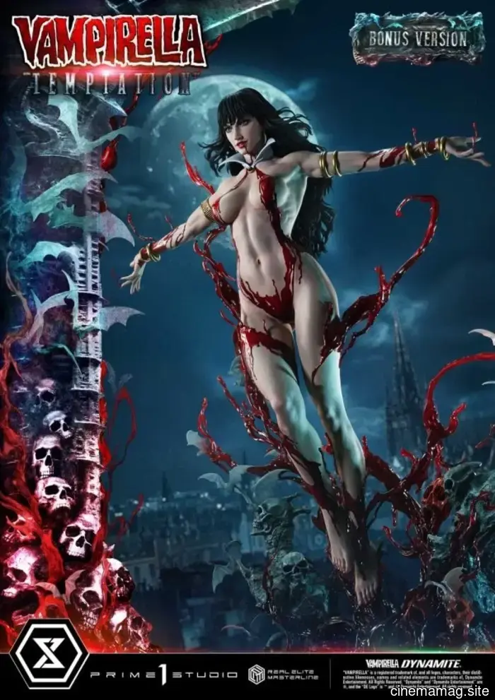 Estatua Vampirella “Tentación” de la línea Real Elite Masterline desatada por Prime 1 Studio