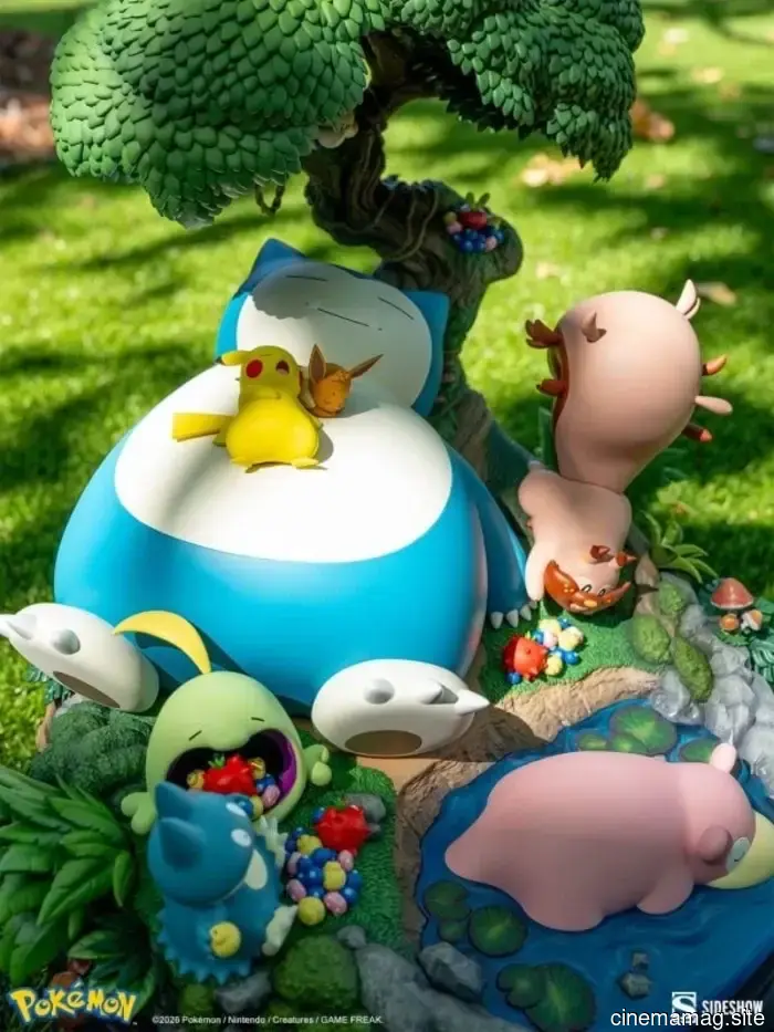 Sideshow presenta la estatua coleccionable diorama de Pokémon Snorlax