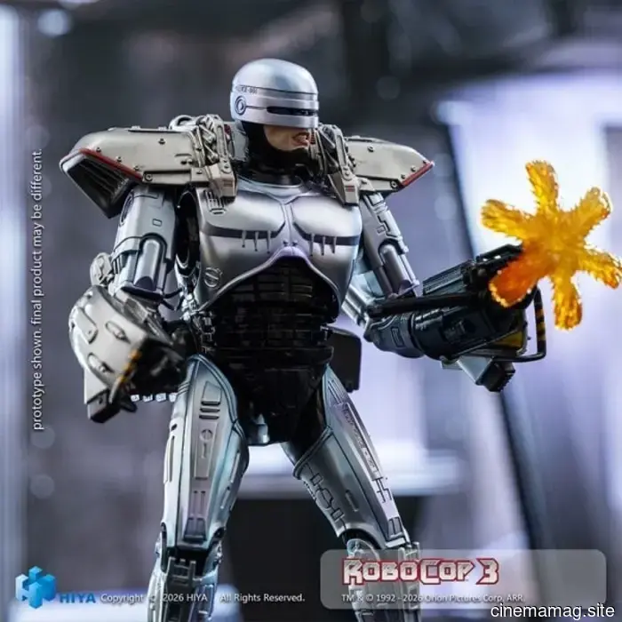 Hiya Toys introduces the RoboCop 3 Exquisite Super Series action figure.