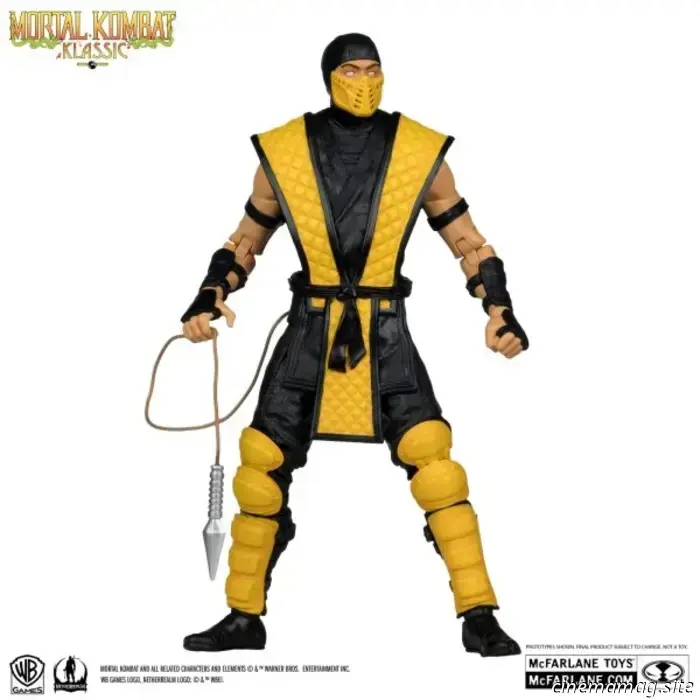 Компания McFarlane Toys запускает новую серию классических фигурок по Mortal Kombat