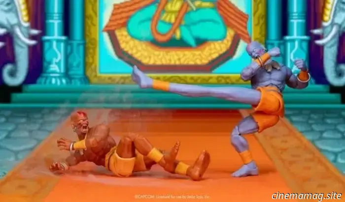 Jada Toys is set to bring their Ultra Street Fighter II Player 2 figures of M. Bison and Dhalsim to Comic-Con.