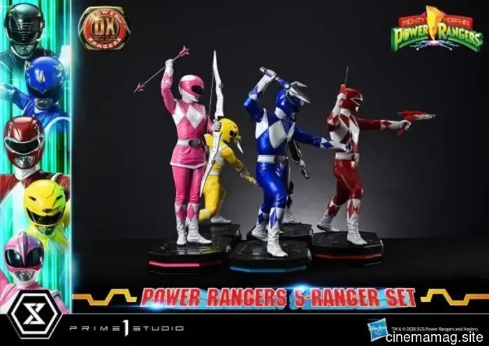 Prime 1 Studio has revealed the Mighty Morphin Power Rangers 5-Ranger Premium Masterline Series collectible set.