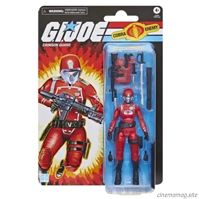 Retro cardback della serie G.I. Joe Classified: Crimson Guard femminile, Crazylegs e Zap svelati da Hasbro