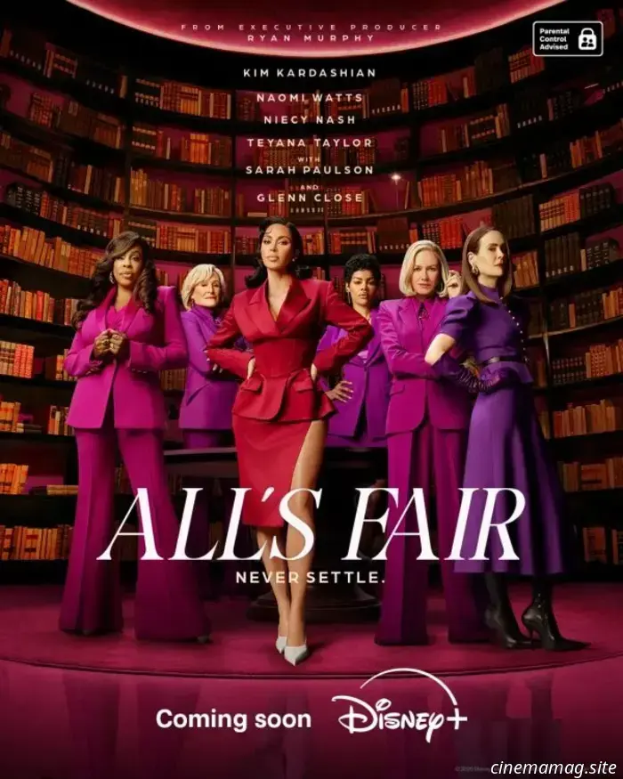 Trailer for Ryan Murphy's All's Fair featuring Kim Kardashian, Naomi Watts, Sarah Paulson, and Glenn Close.