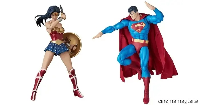 Per domani, le action figures MAFEX di Superman e Wonder Woman svelate da Medicom