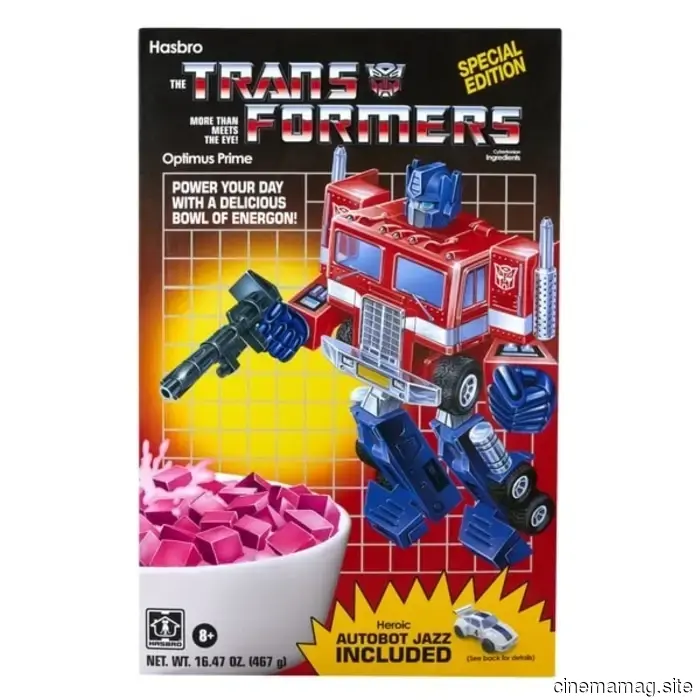 Transformers Optimus Prime & Autobot Jazz Set di Scatole di Cereali apre i preordini da Hasbro