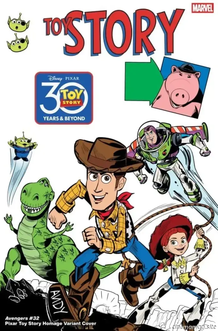 Marvel celebra 30 años de Toy Story con portadas variantes