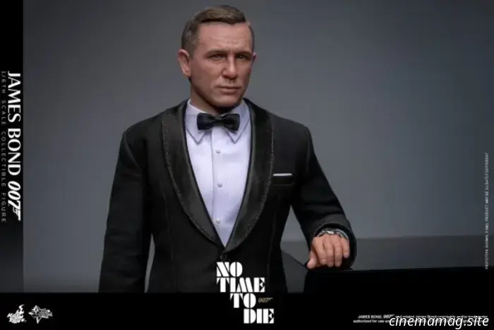 James Bond is now available in a sixth scale figure by Hot Toys, featuring the character from No Time To Die.