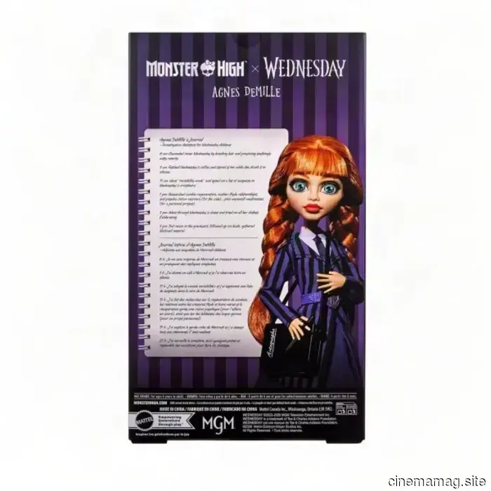 Wednesday Addams and Agnes DeMille are collaborating to introduce new dolls at Monster High.