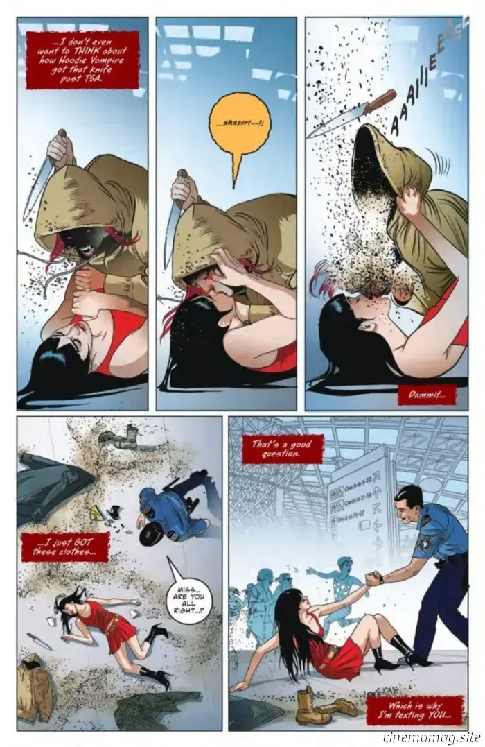 I Sacri Sei tornano in Vampirella # 3 anteprima del primo sguardo