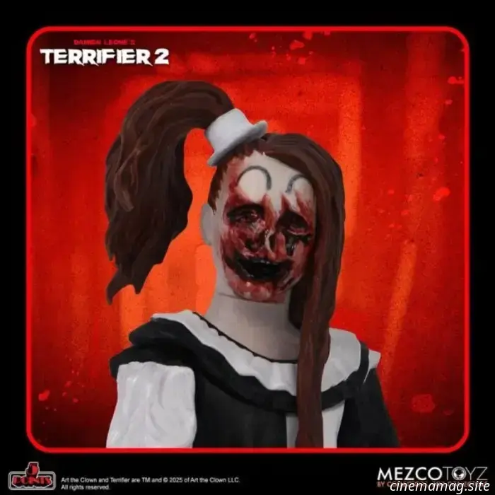 Art the Clown and The Little Pale Girl are added to Mezco’s 5 Points collection with the Terrifier 2 action figure set.