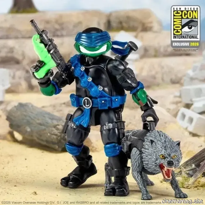 Teenage Mutant Ninja Turtles x G.I. Joe Snake Eyes x Leo e Timber x Rahzar 2-pack in arrivo al Comic-Con da Playmates Toys