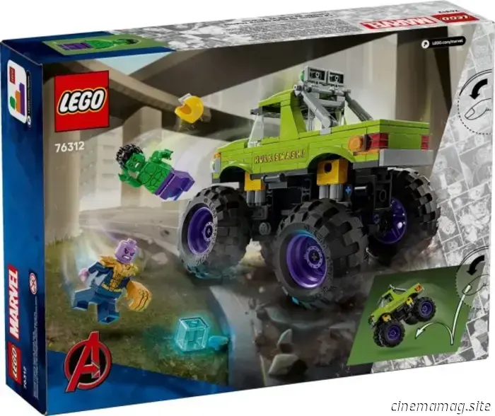 LEGO Marvel Camión de Hulk contra Thanos y Laboratorio de Iron Man: Hall of Armor