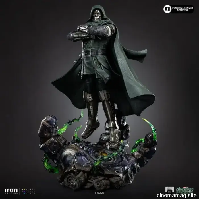 Vengadores: Estatua coleccionable a escala de un cuarto de Doctor Doom revelada por Iron Studios