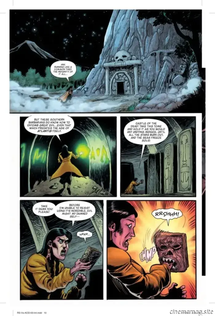Take a first look at Red Sonja vs. The Army of Darkness #3 with an early sneak peek preview.