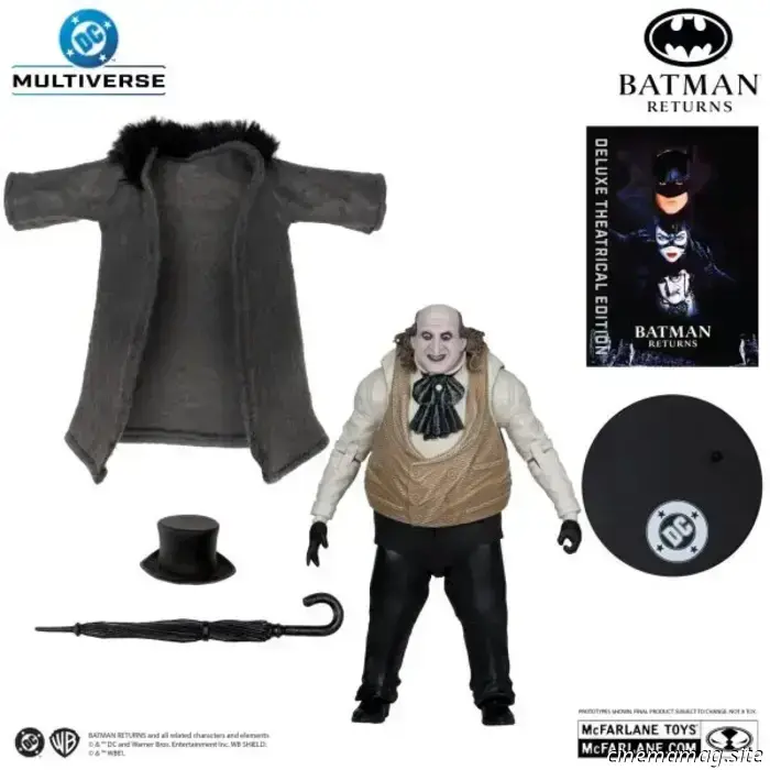 Le action figure di Batman Returns della linea DC Multiverse svelate da McFarlane Toys