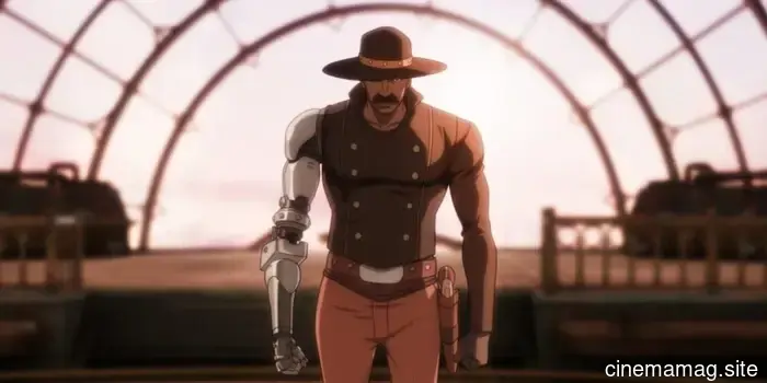 Netflix svela la serie anime Steampunk Western Bass X Machina con trailer e immagini