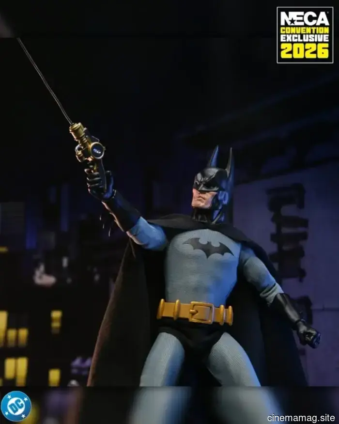 NECA honors the Dark Knight with a classic Batman action figure exclusive to conventions.